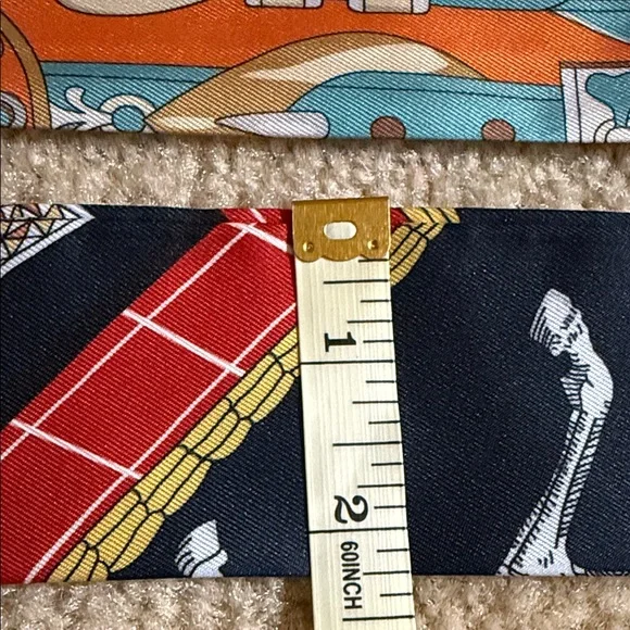 Colorful Silk Twilly Scarves Set of 4 - Picture 6 of 8